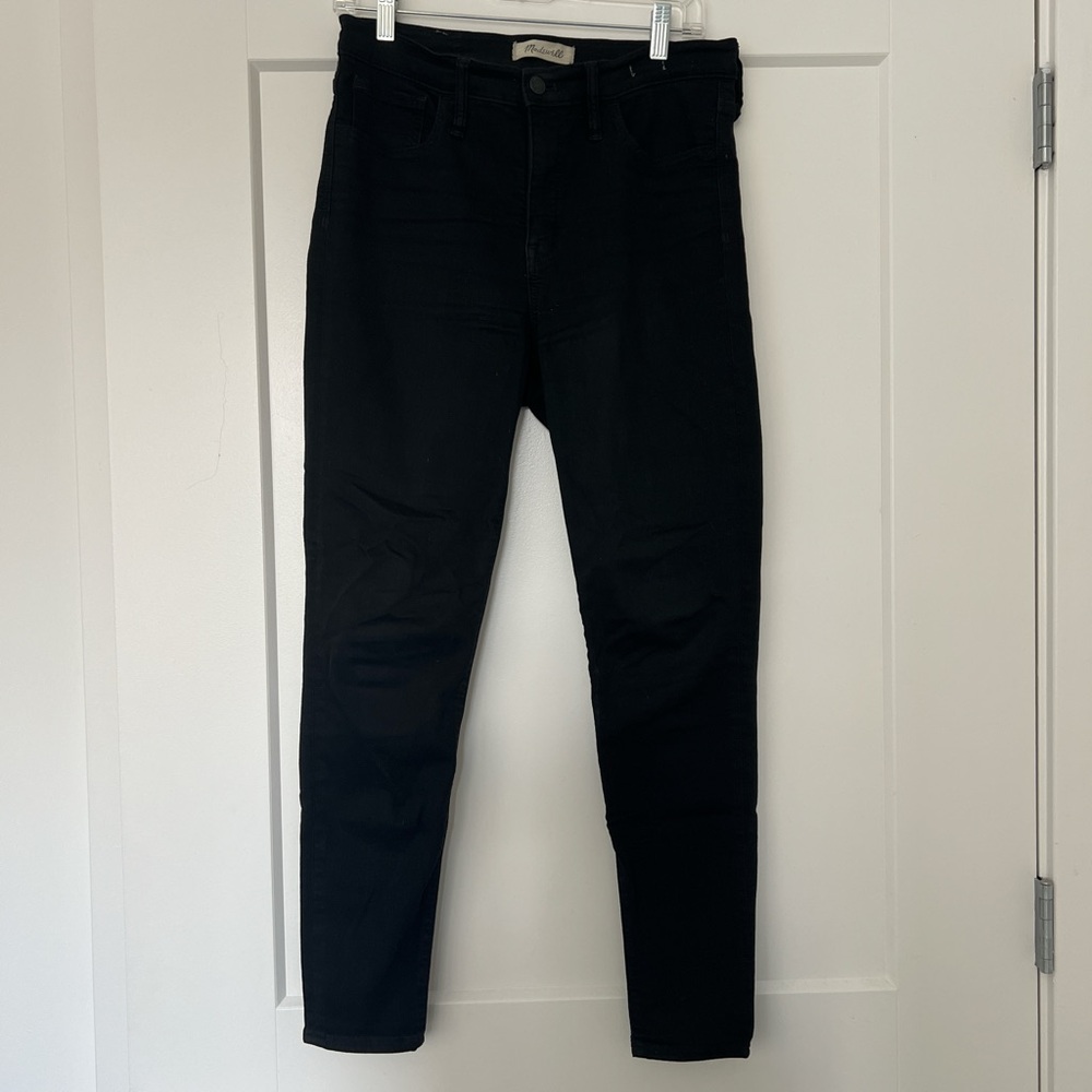 Madewell black skinny jeans